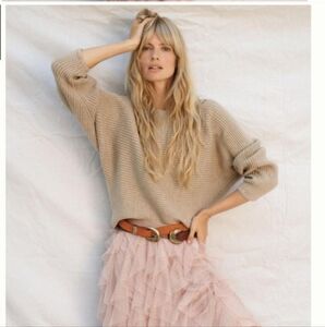 Anthropologie Kendall boat neck sweater M